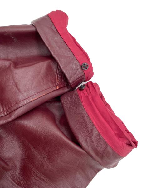 Leathermate（レザーメイト）Leathermate (レザーメイト) レザーコート レッド サイズ:610の古着・服飾アイテム