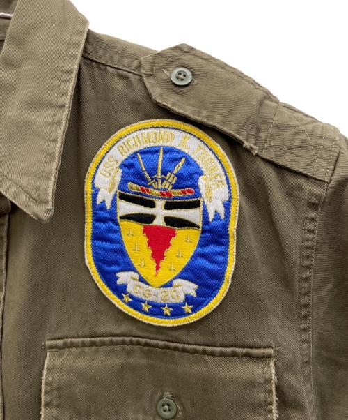 AVIREX（アヴィレックス）AVIREX (アヴィレックス) 半袖シャツ グリーン サイズ:LARGEの古着・服飾アイテム