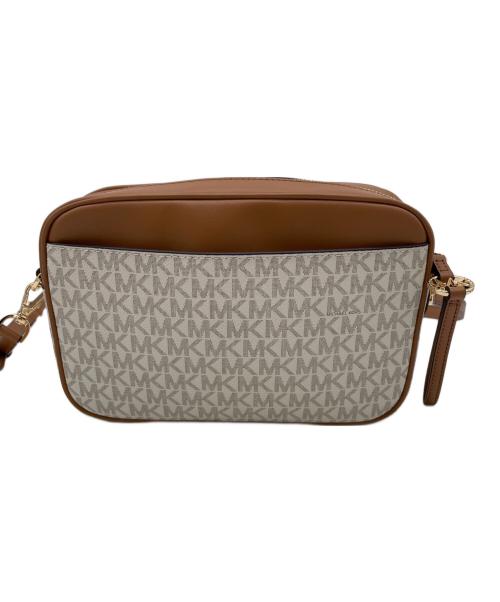 MICHAEL KORS（マイケルコース）MICHAEL KORS (マイケルコース) ショルダーバッグ ベージュ×ブラウンの古着・服飾アイテム