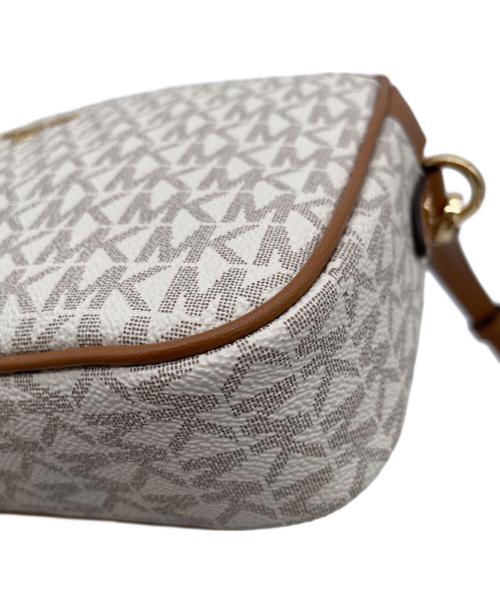 MICHAEL KORS（マイケルコース）MICHAEL KORS (マイケルコース) ショルダーバッグ ベージュ×ブラウンの古着・服飾アイテム