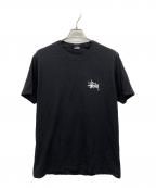 stussyステューシー）の古着「半袖カットソー」｜ブラック