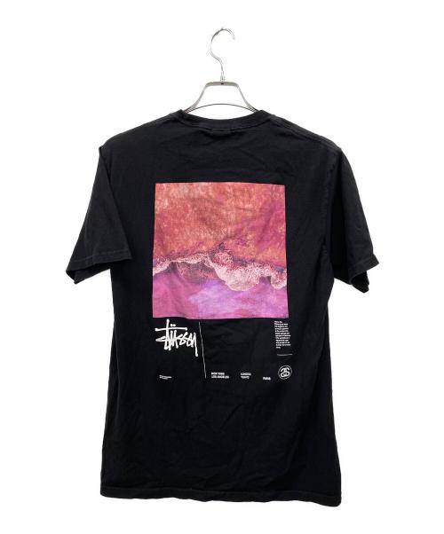 stussy（ステューシー）stussy (ステューシー) 半袖カットソー ブラック サイズ:Mの古着・服飾アイテム