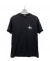 stussy（ステューシー）の古着「半袖カットソー」｜ブラック