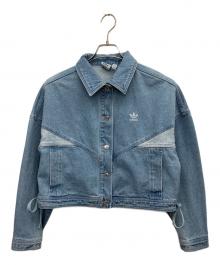 adidas（アディダス）の古着「DENIM JACKET(デニムジャケット)」｜スカイブルー