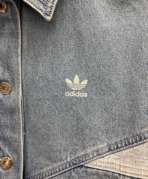 adidas（アディダス）adidas (アディダス) DENIM JACKET(デニムジャケット) スカイブルー サイズ:36の古着・服飾アイテム