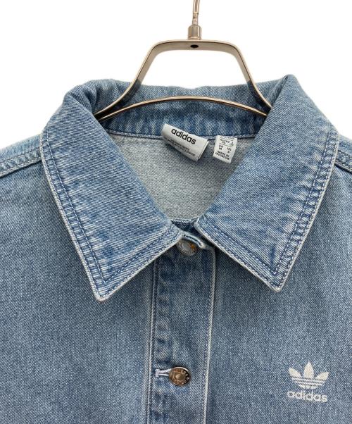 adidas（アディダス）adidas (アディダス) DENIM JACKET(デニムジャケット) スカイブルー サイズ:36の古着・服飾アイテム