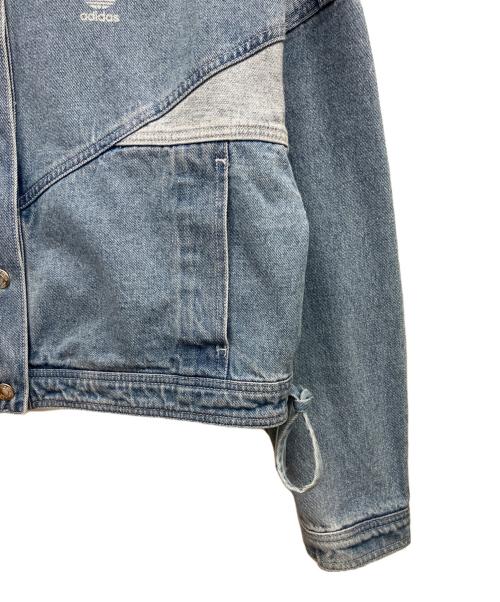 adidas（アディダス）adidas (アディダス) DENIM JACKET(デニムジャケット) スカイブルー サイズ:36の古着・服飾アイテム