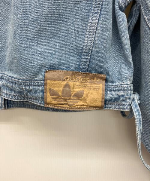 adidas（アディダス）adidas (アディダス) DENIM JACKET(デニムジャケット) スカイブルー サイズ:36の古着・服飾アイテム