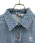 中古・古着 adidas (アディダス) DENIM JACKET(デニムジャケット) スカイブルー サイズ:36：5000円