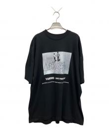 varrio mine（ヴァーリオ マイン）の古着「半袖カットソー」｜ブラック