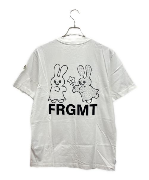 MONCLER（モンクレール）MONCLER (モンクレール) FRGMT (フラグメントデザイン) 半袖カットソー ホワイト サイズ:Mの古着・服飾アイテム