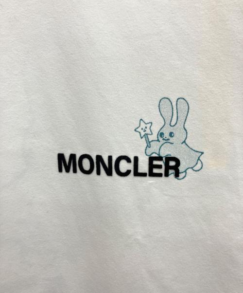 MONCLER（モンクレール）MONCLER (モンクレール) FRGMT (フラグメントデザイン) 半袖カットソー ホワイト サイズ:Mの古着・服飾アイテム