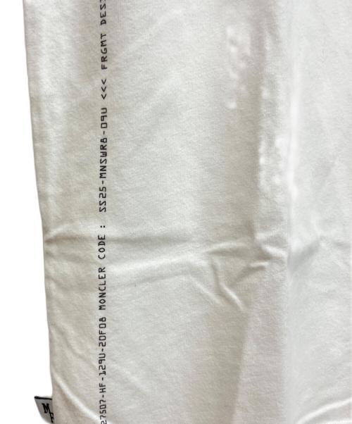MONCLER（モンクレール）MONCLER (モンクレール) FRGMT (フラグメントデザイン) 半袖カットソー ホワイト サイズ:Mの古着・服飾アイテム