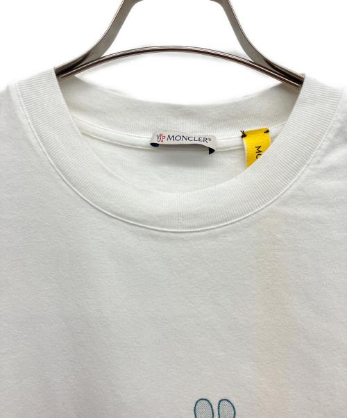 MONCLER（モンクレール）MONCLER (モンクレール) FRGMT (フラグメントデザイン) 半袖カットソー ホワイト サイズ:Mの古着・服飾アイテム