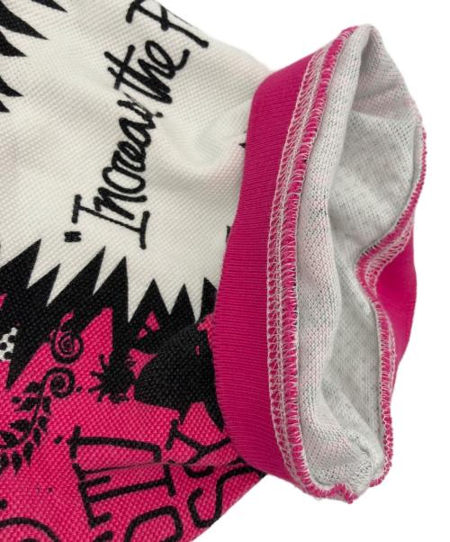 stussy（ステューシー）stussy (ステューシー) ポロシャツ ピンク サイズ:Lの古着・服飾アイテム