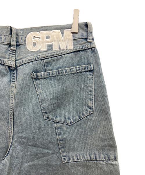 6pm（シックスピーエム）6pm (シックスピーエム) ハーフパンツ スカイブルー サイズ:32の古着・服飾アイテム