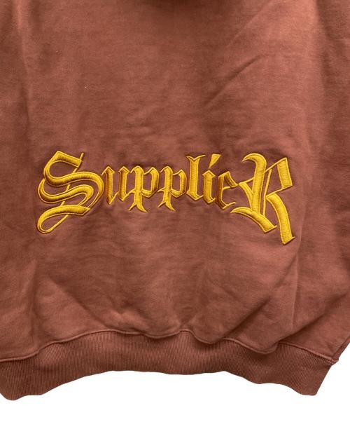 SUPPLIER（サプライヤー）SUPPLIER (サプライヤー) プルオーバーパーカー ブラウン サイズ:Lの古着・服飾アイテム