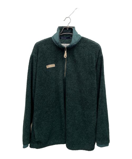 Columbia（コロンビア）Columbia (コロンビア) ボアハーフジップパーカー グリーン サイズ:Lの古着・服飾アイテム
