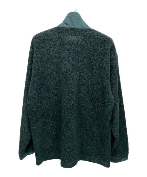 Columbia（コロンビア）Columbia (コロンビア) ボアハーフジップパーカー グリーン サイズ:Lの古着・服飾アイテム