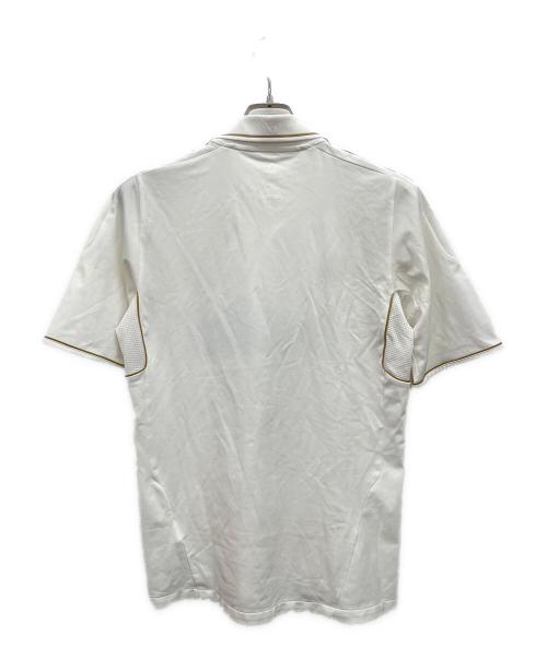 adidas（アディダス）adidas (アディダス) ゲームシャツ ホワイト サイズ:J　Mの古着・服飾アイテム