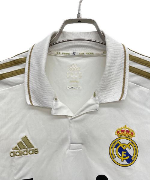 adidas（アディダス）adidas (アディダス) ゲームシャツ ホワイト サイズ:J　Mの古着・服飾アイテム