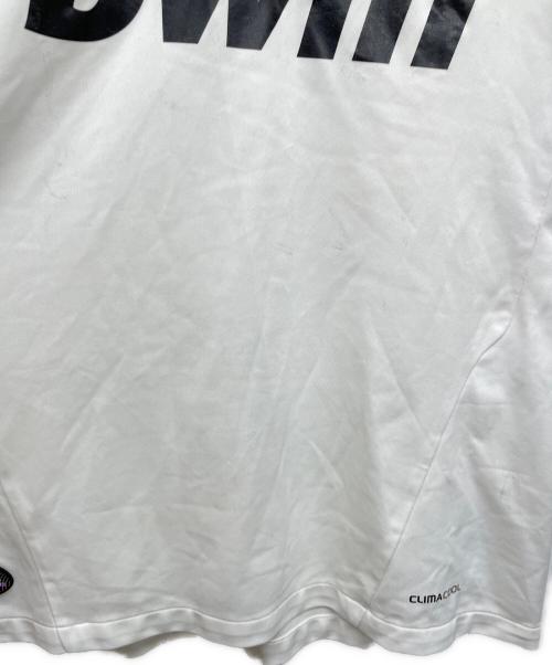adidas（アディダス）adidas (アディダス) ゲームシャツ ホワイト サイズ:J　Mの古着・服飾アイテム
