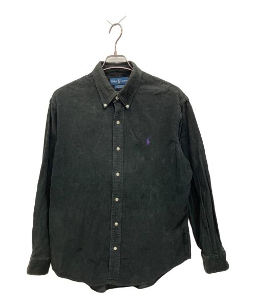 RALPH LAUREN（ラルフローレン）RALPH LAUREN (ラルフローレン) コーデュロイシャツ ブラック サイズ:LLの古着・服飾アイテム