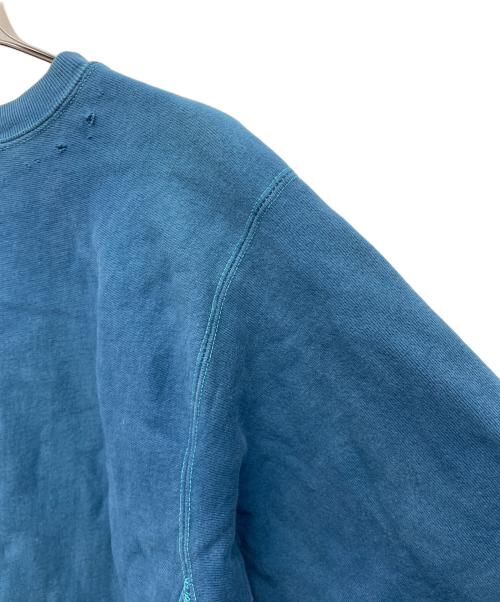 Champion REVERSE WEAVE（チャンピオン リバース ウィーブ）Champion REVERSE WEAVE (チャンピオン リバース ウィーブ) クルーネックスウェット ブルー サイズ:LARGEの古着・服飾アイテム