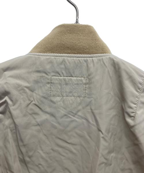 ALPHA INDUSTRIES（アルファインダストリーズ）ALPHA INDUSTRIES (アルファインダストリーズ) フライトジャケット ベージュ サイズ:Lの古着・服飾アイテム
