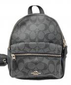 COACHコーチ）の古着「リュック」｜グレー