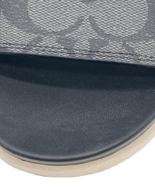 COACH（コーチ）COACH (コーチ) グウェン シグネチャー ダブルストラップ サンダル ブラック サイズ:US8の古着・服飾アイテム