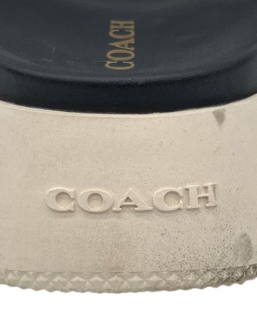 COACH（コーチ）COACH (コーチ) グウェン シグネチャー ダブルストラップ サンダル ブラック サイズ:US8の古着・服飾アイテム