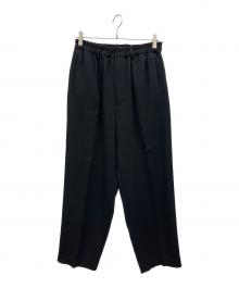 UNITED TOKYO（ユナイテッドトーキョー）の古着「COLD DRY PLEATS シームレスイージーパンツ」｜ブラック