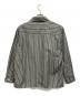 MHL (マーガレットハウエル) TWO TONE COTTON STIRIPE SHIRT ダークグリーン サイズ:S：6000円