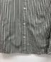 中古・古着 MHL (マーガレットハウエル) TWO TONE COTTON STIRIPE SHIRT ダークグリーン サイズ:S：6000円