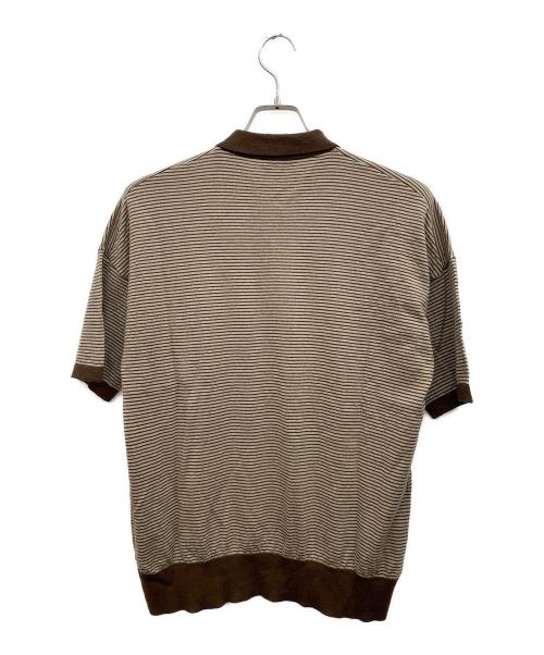 A.P.C.（アーペーセー）A.P.C. (アーペーセー) ウールポロシャツ ブラウン サイズ:Mの古着・服飾アイテム