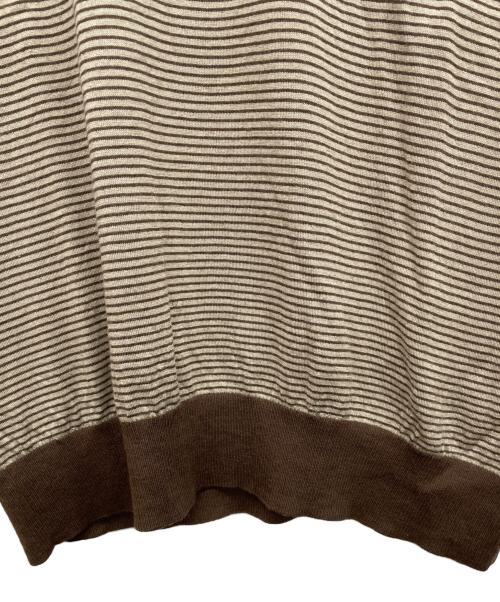 A.P.C.（アーペーセー）A.P.C. (アーペーセー) ウールポロシャツ ブラウン サイズ:Mの古着・服飾アイテム