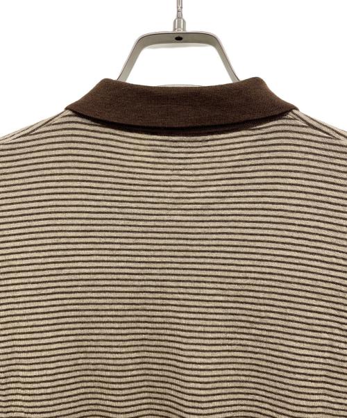 A.P.C.（アーペーセー）A.P.C. (アーペーセー) ウールポロシャツ ブラウン サイズ:Mの古着・服飾アイテム