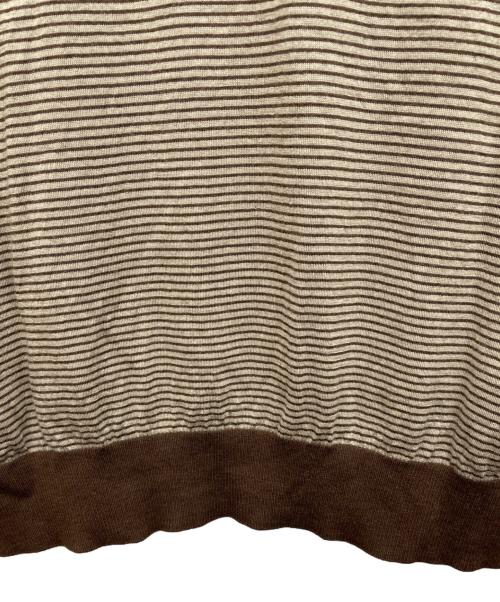 A.P.C.（アーペーセー）A.P.C. (アーペーセー) ウールポロシャツ ブラウン サイズ:Mの古着・服飾アイテム