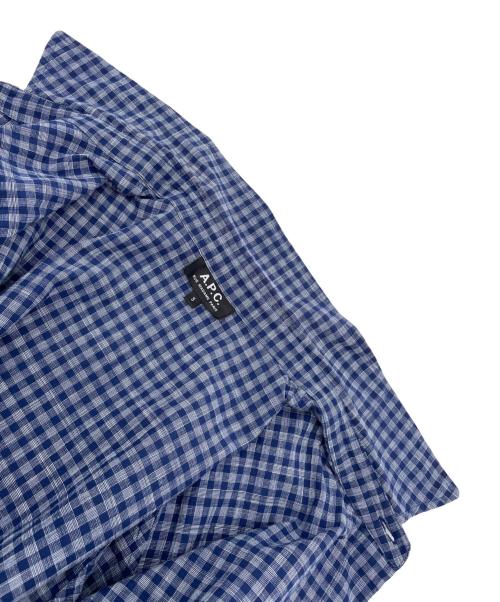 A.P.C.（アーペーセー）A.P.C. (アーペーセー) 半袖シャツ ネイビー サイズ:Sの古着・服飾アイテム