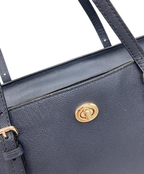 COACH（コーチ）COACH (コーチ) トートバッグ ネイビーの古着・服飾アイテム