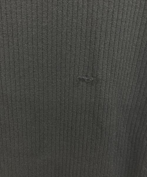 Snidel（スナイデル）Snidel (スナイデル) Sustainableリボンライクドッキングニットワンピース ブラックの古着・服飾アイテム