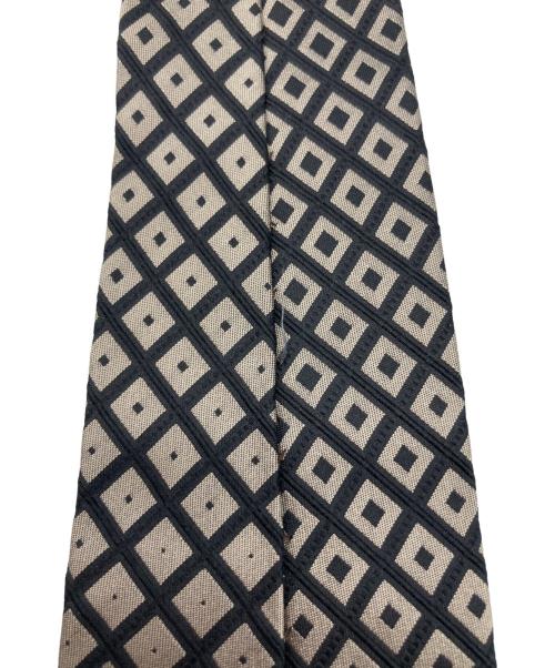 GUCCI（グッチ）GUCCI (グッチ) ネクタイ ブラック×シルバー サイズ:サイズ表記無しの古着・服飾アイテム