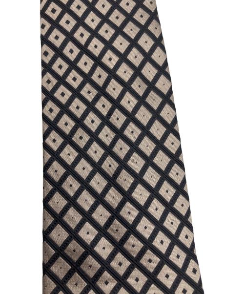 GUCCI（グッチ）GUCCI (グッチ) ネクタイ ブラック×シルバー サイズ:サイズ表記無しの古着・服飾アイテム
