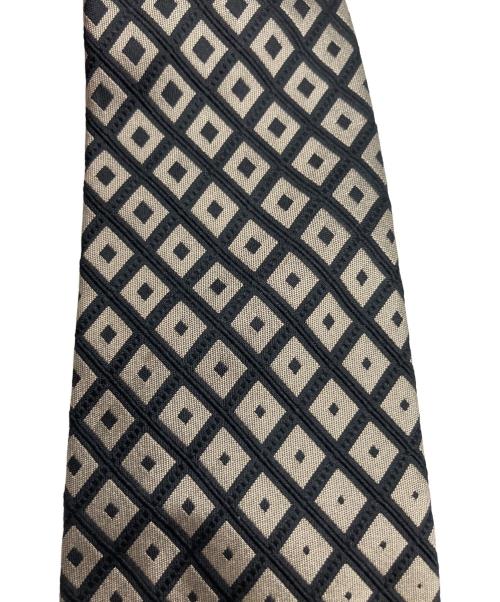 GUCCI（グッチ）GUCCI (グッチ) ネクタイ ブラック×シルバー サイズ:サイズ表記無しの古着・服飾アイテム