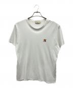 maison kitsuneメゾンキツネ）の古着「半袖カットソー」｜ホワイト