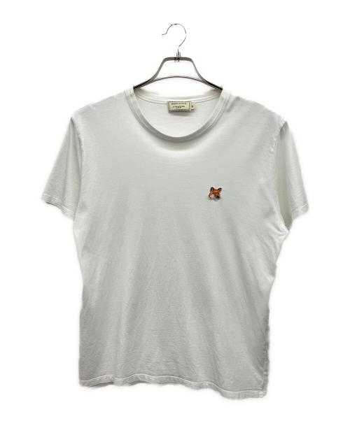 maison kitsune（メゾンキツネ）maison kitsune (メゾンキツネ) 半袖カットソー ホワイト サイズ:Mの古着・服飾アイテム