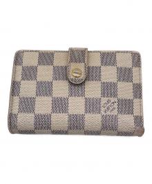 LOUIS VUITTON（ルイ ヴィトン）の古着「ポルトフォイユ・ヴィエノワ　ダミエ・アズール　2つ折り財布」