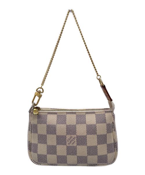 LOUIS VUITTON（ルイ ヴィトン）LOUIS VUITTON (ルイ ヴィトン) ミニ・ポシェット・アクセソワール　ダミエ・アズール　ハンドポーチの古着・服飾アイテム