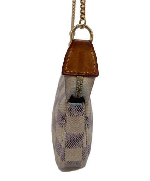 LOUIS VUITTON（ルイ ヴィトン）LOUIS VUITTON (ルイ ヴィトン) ミニ・ポシェット・アクセソワール　ダミエ・アズール　ハンドポーチの古着・服飾アイテム
